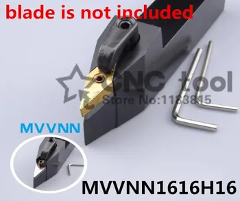 MVVNN1616H16 Svarvning Verktyg Hållare, CNC-verktyg hållare, Utvändig svarvning verktyg,Svarv skärande verktyg för VNMG160404/08/12 Skär Hållare