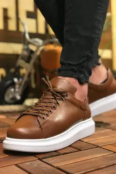 Män prickiga Skor Chekich Sneakers färg casual skor bekväm flexibel mode läder bröllop ortopedisk gå