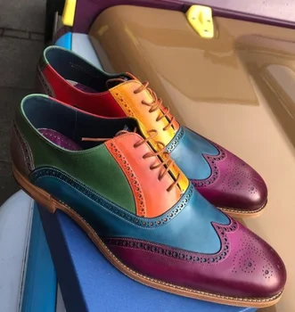 Män Skor av Hög Kvalitet Pu Läder Nya Mode Elegant Design Monk Strap Sko Casual Formella Oxfords Skor Zapatos De Hombre HB001