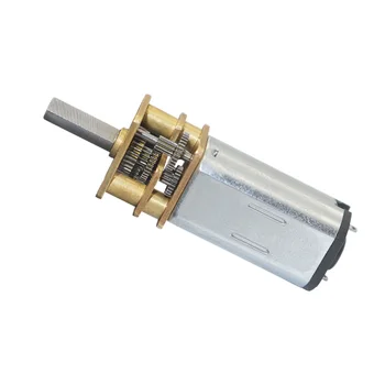 N30 12mm Micro kuggväxelmotor 3mm Diameter 9mm längd Skaft Gerded Motorer med Kuggkrans Fingeravtryck Lås växelmotor