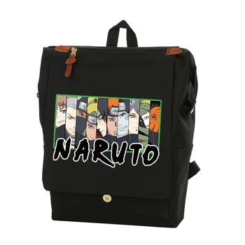 Naruto Ryggsäck Naruto Uzumaki Sasuke Uchiha Stor Kapacitet Studenter Bok Väska Ungdomar Pojkar Flickor Skolväska Itachi Uchiha Väska