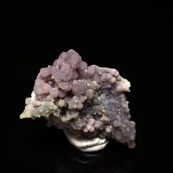 Naturliga Lila Agat Mineralkristaller Prover Form Indonesien A3-1