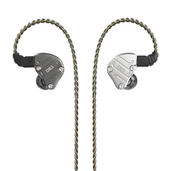 NICEHCK DB3 1BA+2DD In Ear-Hörlurar Övervaka Hybrid-3 Drivrutin Enheter som Kör Sport-Hörlurar HIFI-Headset Öronsnäckor För Telefoner