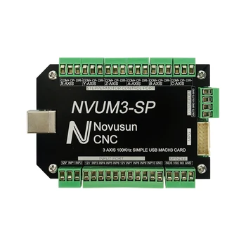 NVUM 5-Axlig Mach 3 USB-Kort CNC Router Controller 3 4 6 Motion Control Breakout Board för diy-fräsmaskin