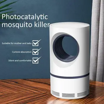 Ny Låg-spänning Ultraviolett Ljus Mosquito Killer Lampa Säker Energi Lugnt Effektiv Skadedjursbekämpning Mosquito Killer flugfälla