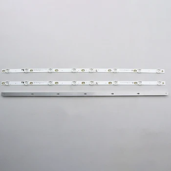 NYA 3st LED-bakgrundsbelysning strip 8 lampa för TCL 43