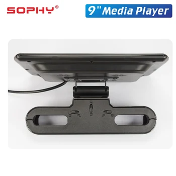 Nya 9-Tums Pekskärm Auto Bil Nackstöd Monitor ryggstödet MP5 Video-Spelare för USB/SD/IR - /FM - /Bluetooth Inbyggd Högtalare SH9088C-P5