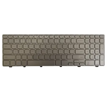 Nya AMERIKANSKA tangentbord för Dell Inspiron 15-7000 serien 7537 engelska silver Laptop Tangentbord annandag bakgrundsbelyst