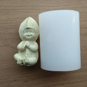 Nya Ankomst-Design 3D-Baby Gjutform Baby Klädd chokladfondant Kaka Utsmyckning ToolsSQ1883
