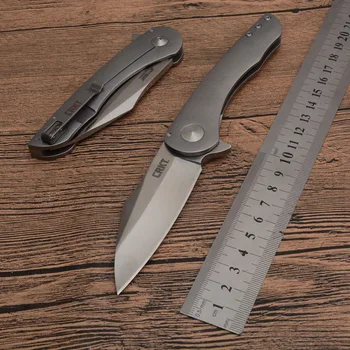 Nya Ankomst folding pocket utomhus camping jaktkniv 8cr13mov klinga stål handtag Verktyg Taktiska Survival knivar EDC verktyg