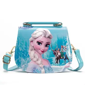 Nya designers mini söt väska barn sofia handväska barn tote flickor axelväska mini-elsa väska grossist