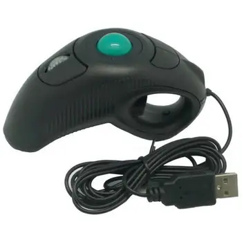 Nya Fast 2.4 G Luft Handhållen Mus Mouse Trackball Tumme-Kontrollerad Handhållen Trackball Möss Mus 531#3