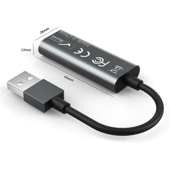 NYA FHD USB 2.0 Video Capture-Kort HDMI-Game Capture-Kort 1080P Mini placa de video Tillförlitlig direktuppspelning Adapter
