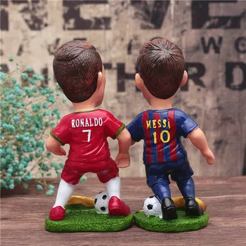 Nya Footabll Sport Stjärna Cristiano Ronaldo Big Toys Modell Messi Åtgärder Dockor Figurin Heminredning Vm-Souvenir-Och Eller Barn