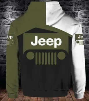 Nya Jeep Bil Tröja Digitala 3D-Utskrift Hoodie Mode för Män, för Kvinnor Harajuku Trend Tröja Hög Kvalitet på Gatan Sportkläder