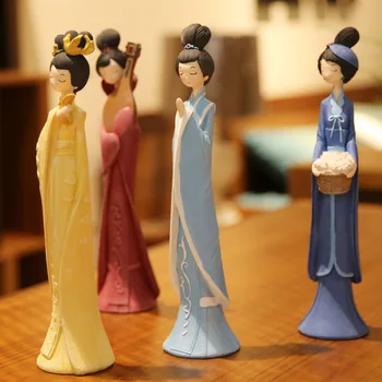 Nya Kinesiska klassiska karaktär heminredning visa fyra vackra kvinnor kreativa Kinesisk stil craft eller vardagsrum inredning