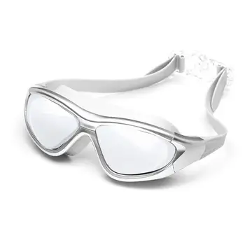 Nya simglasögon Män och kvinnor Anti-Fog professionell Vattentät silikon arena Pool simma glasögon Vuxna Simning glasögon