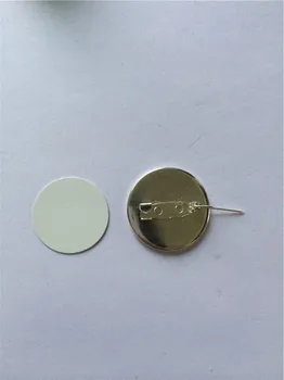Nya stil tom stift för sublimering pin-brosch för heat transfer skriver ut tomma kvinnor pins, broscher DIY förbrukningsmaterial 0731
