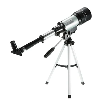 Offentlig HD-90X Zoom Teleskop 360x50mm Refraktiva Utrymme för Astronomiska Teleskop Lupp Resa tubkikare med Stativ