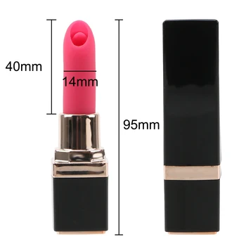 OLO Mini Läppstift Vibrator Tungan Bullet Vibrator G-punkts Massage Klitoris Stimulator 10 Hastighet sexleksaker för Kvinnor Onani