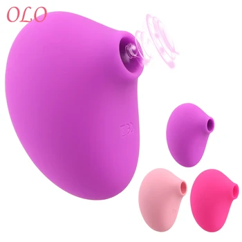 OLO Sucker Vibrator För Klitoris 10 Frekvens Bröstvårtor Bröst Massage Vakuum Sug Vibrator Kvinnliga Masturbator sexleksaker