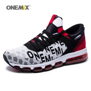 ONEMIX 2020 Män Air Kudde löparskor för kvinnor Athletic Utomhus Sport Sneakers Orignial Zapatos De Hombre storlek 36-46