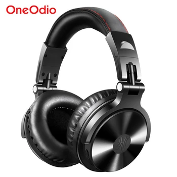 Oneodio Bluetooth-5.0 Vikbara Hörlurar Över Örat, Stereo Trådlöst Headset Studio Hörlurar Med Mikrofon För Mobiltelefon Dator