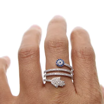 Orm form ring storlek 7 flisa ring turkiska smycken stapelbara Skruv Twist Ringar för kvinnor runt om cz hand lady midi-finger ring