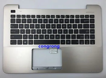 OSS laptop-tangentbord med handlovsstödets versaler för ASUS F455 A455L K455 X455L R455L W419L Y483L flisa guld svart vit röd