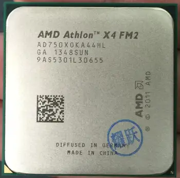 PC-dator AMD Athlon X4 750 X750 750X FM2 Quad-Core CPU fungerar Desktop-Processor
