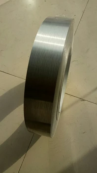 Platt Aluminium-Kanal Brev Tecken Spole Trim Cap 3D Självlysande Material bockmaskin Borstad Silver