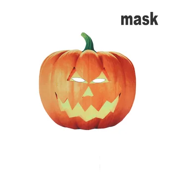 Pojkar Halloween-Kostym För Barn Overall Kläder Skrämmande Mask Ghost Cosplay Kostym Pumpa Kläder För Barn 5-14Y 62949