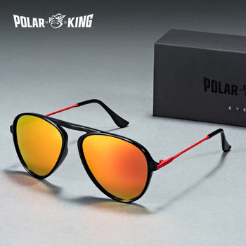 POLARKING Varumärke Snygg Pilot Designer Polariserade Män Solglasögon Gafas De Sol för Män Kör solglasögon Fiske Resa Glasögon
