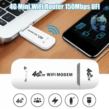 Portabel 4G LTE-Adapter Trådlös USB-Modem nätverkskort Universal 100Mbps Lan USB-Modem Trådlös Router För Home Office