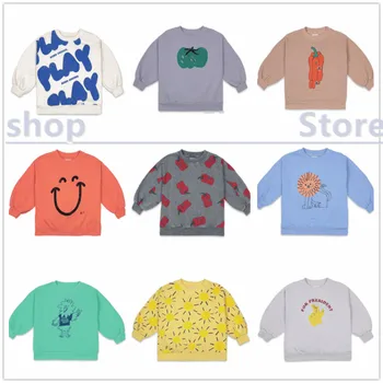 Pre-försäljning 2021 BC våren och sommaren nya Europeiska och Amerikanska barn t-shirts för pojkar och flickor upp