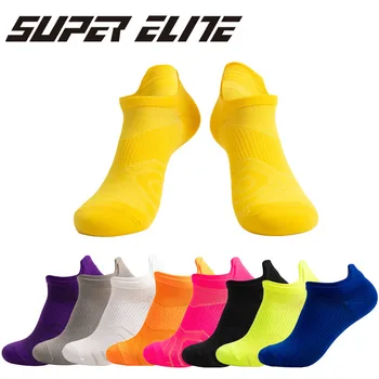 Professional Outdoor Sports Socks för Män och Kvinnor Fitness Strumpor för Löpning Tunna Strumpor Grunt Mun Sommaren Andas Strumpor Snabb