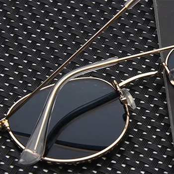 Psacss 2019 Metall Runda Solglasögon För Män Kvinnor Vintage Regnbåge Färg Varumärke Designer solglasögon oculos de sol feminino UV400