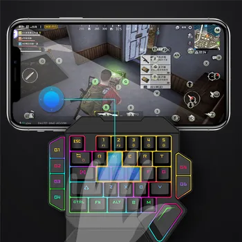 PUBG Mobil Gamepad Controller Gaming Tangentbord Mus Converter För IOS Android-Telefon till PC Game Controller Hållare Fläkt