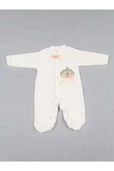 Pulver färg baby girl prinsessa sparkdräkter 3-piece suit overall handskar mössa i bomull dagliga nyfödda sjukhus barn outlet modeller