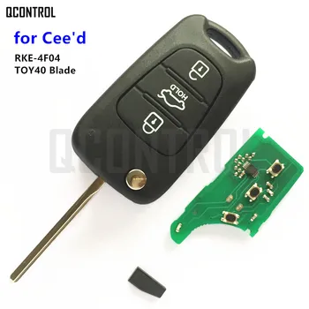 QCONTROL Avlägsna Nyckeln RKE-4F04 för KIA CEED Pro Ceed Cee ' d SW TOY40 Bladet 433MHz 2013