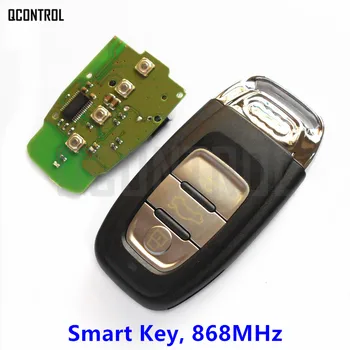 QCONTROL Smart Key Bilen Fjärrkontroll passar till Audi 2007 - 2016 A4/S4/A5/S5/Q5 868MHz dörrlås Kontroll Larm