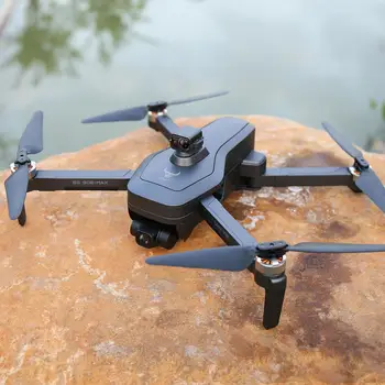 Rc Drone Quadcopter Pro 3 Gps-5g wi-fi trådlöst Lan Fpv Med 4k Hd-Kamera 3-axis Eis Anti-skaka Gimbal Hinder Undvikande Borstlösa Vikbar