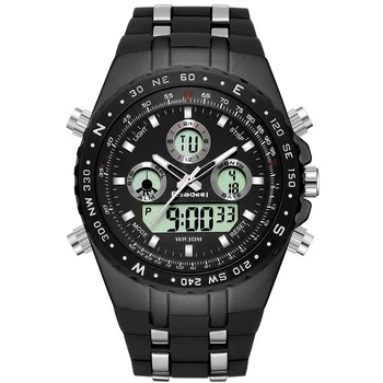 Readeel Topp Varumärke LED Mens Kvarts Militära Digital Klocka Män Sport Klockor Mode Avslappnad Armbandsur relojes hombre 2018