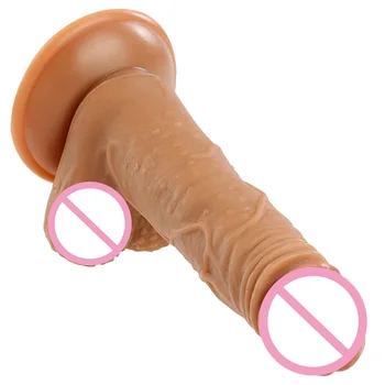 Realistisk Dildo Utlösning Stora Dildo Sugkopp Sex Produkter För Manlig Masturbation Konstgjord Penis G-Punkts Massage Sexleksaker
