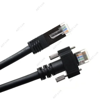 RJ45 GIGE-Kabel Med Skruv Fäste Gigabit Ethernet Industriell Digital Kamera Kablar Flexibilitet och motståndskraft mot Böjning