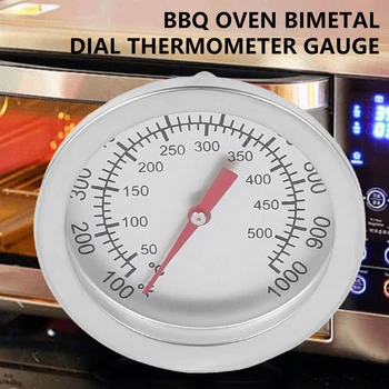 Rostfritt Stål Grill BBQ Smoker Grill Termometer temperaturmätare Celsius Hushåll Termometrar Bakning Gadget Tillbehör