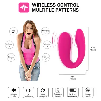Sex shop vagina vibrator Kvinnor Vibrator Bärbara Silikon Dildo G-Spot Stimulera Massager Sex Toy för Par dropshipping