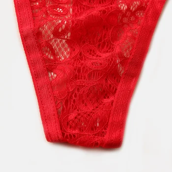 Sexig Rosa Bh-Set SEXIG BABY Tryckt Kvinnor Underkläder Set Blommig Spets Underkläder Låg Midja Trosor S-3XL Plus Size Fast Underkläder