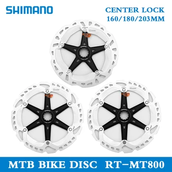 SHIMANO DEORE XT RT-MT800 is Led-Teknik Broms Skiva Mountain Bike Center Lock/Fat AXELN 160/180/203MM MTB-Skiva Rotor