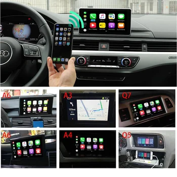 Sinairyu Eftermarknaden Trådlöst Apple CarPlay A6 A7 MMI Lösning utrusta med back Kamera för Audi